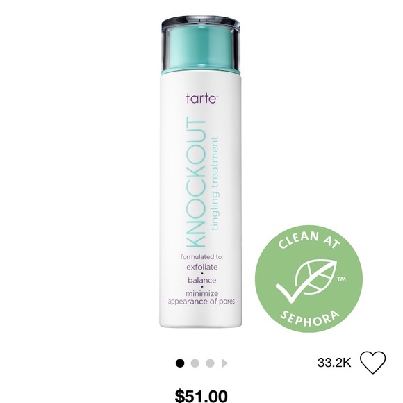 Tarte Knockout tingle exfoliant treatment